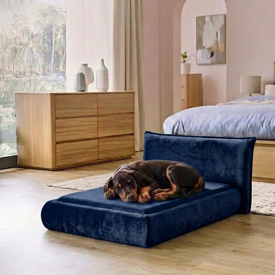 The Verona Velvet Bed