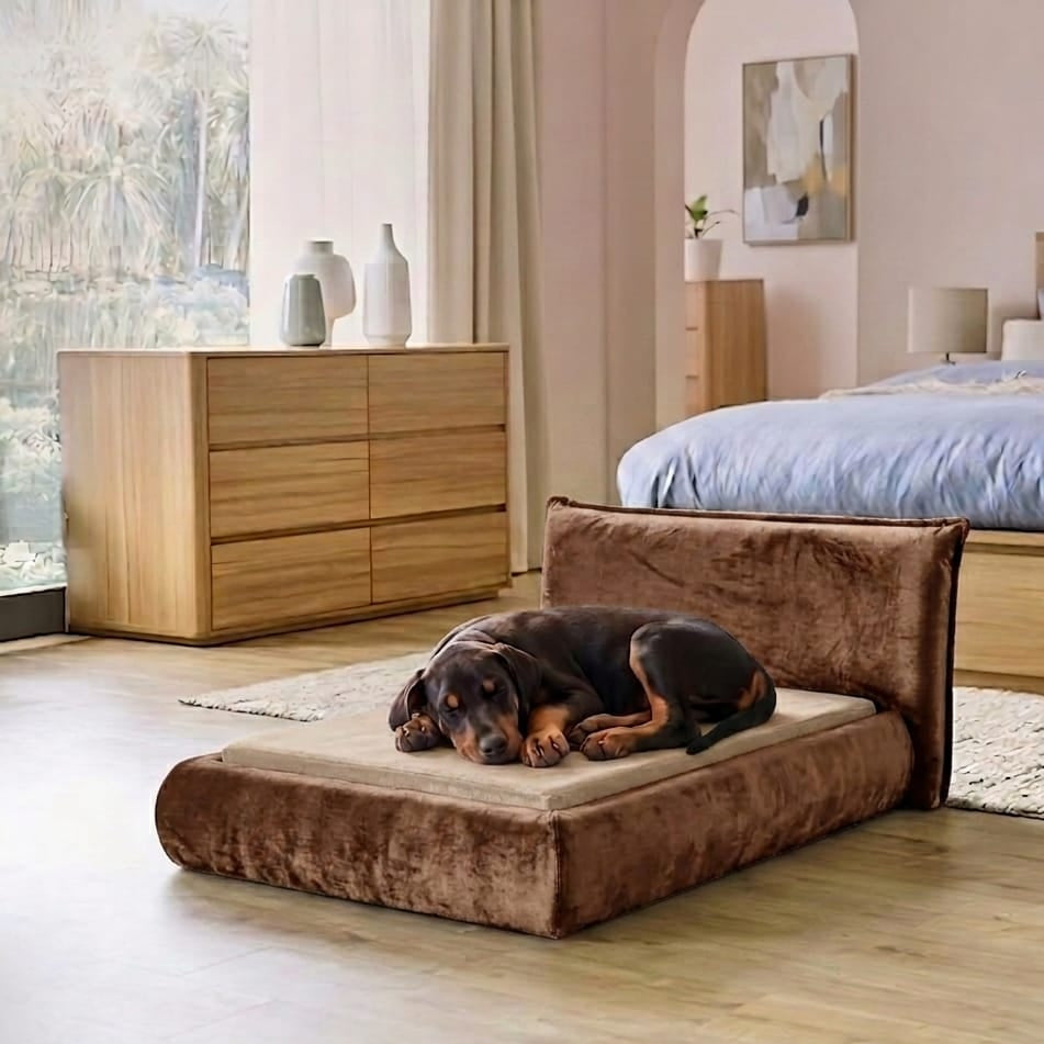 The Verona Velvet Bed