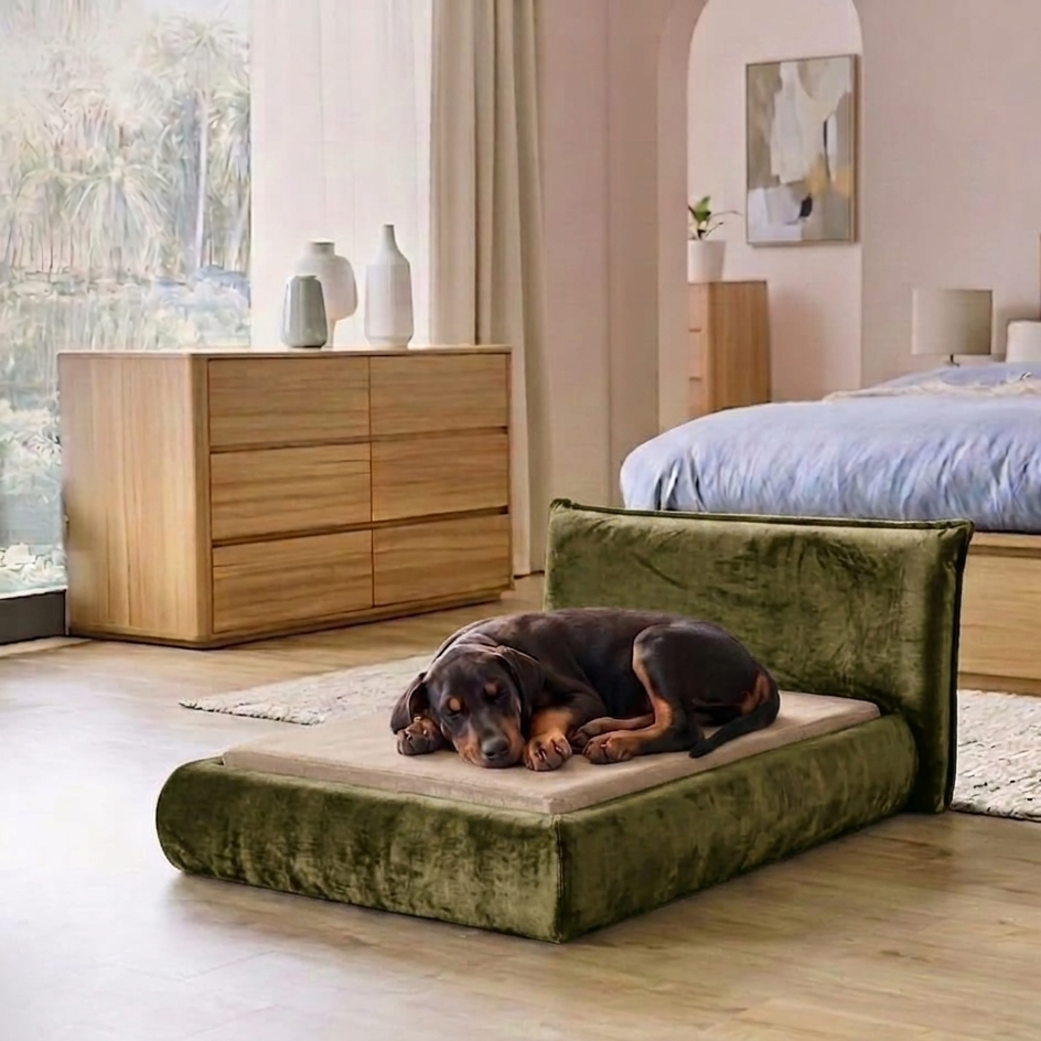 The Verona Velvet Bed