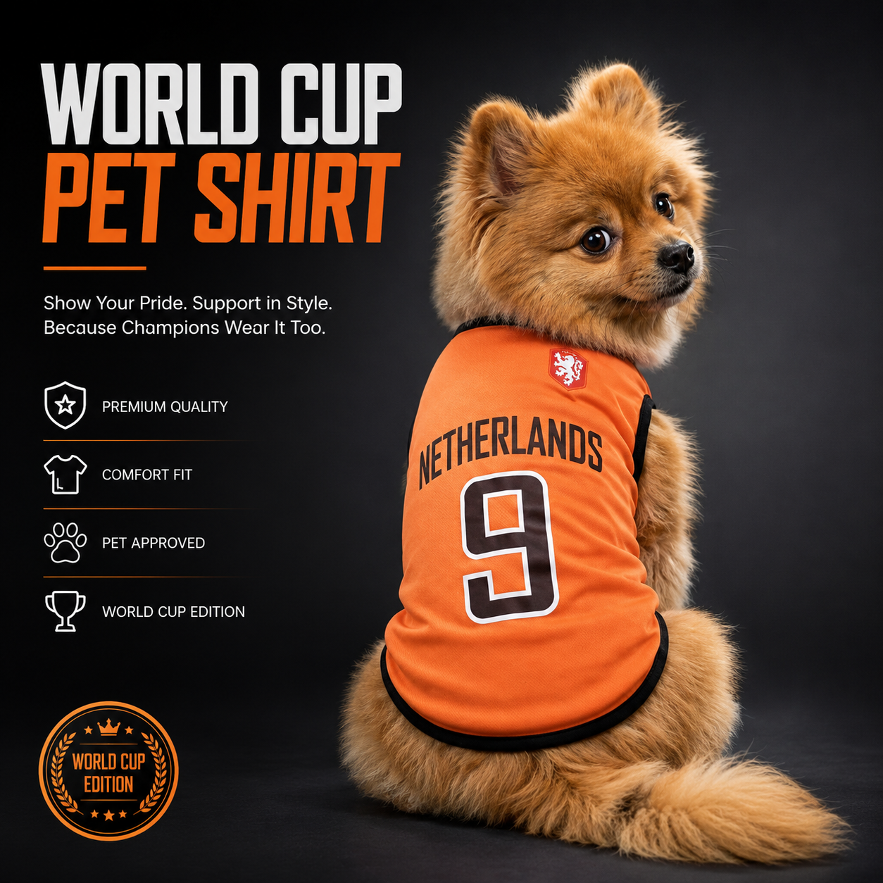 World cup Netherland NO.9